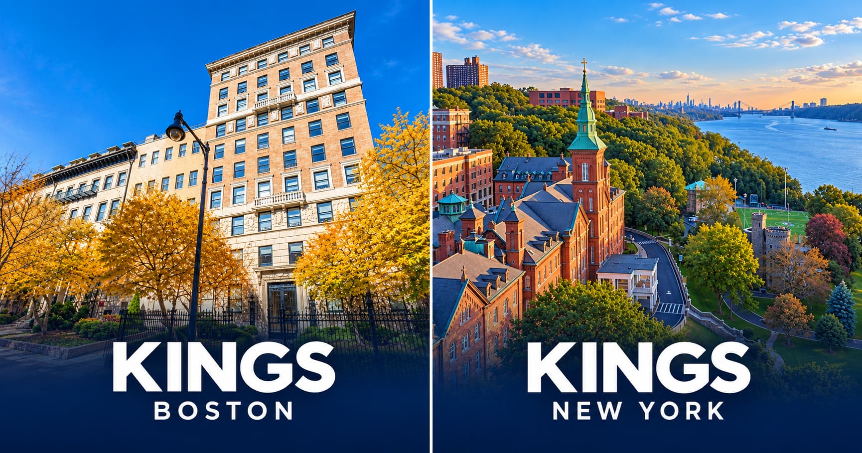 Kings Education のボストン・ニューヨーク語学留学を紹介するイメージ