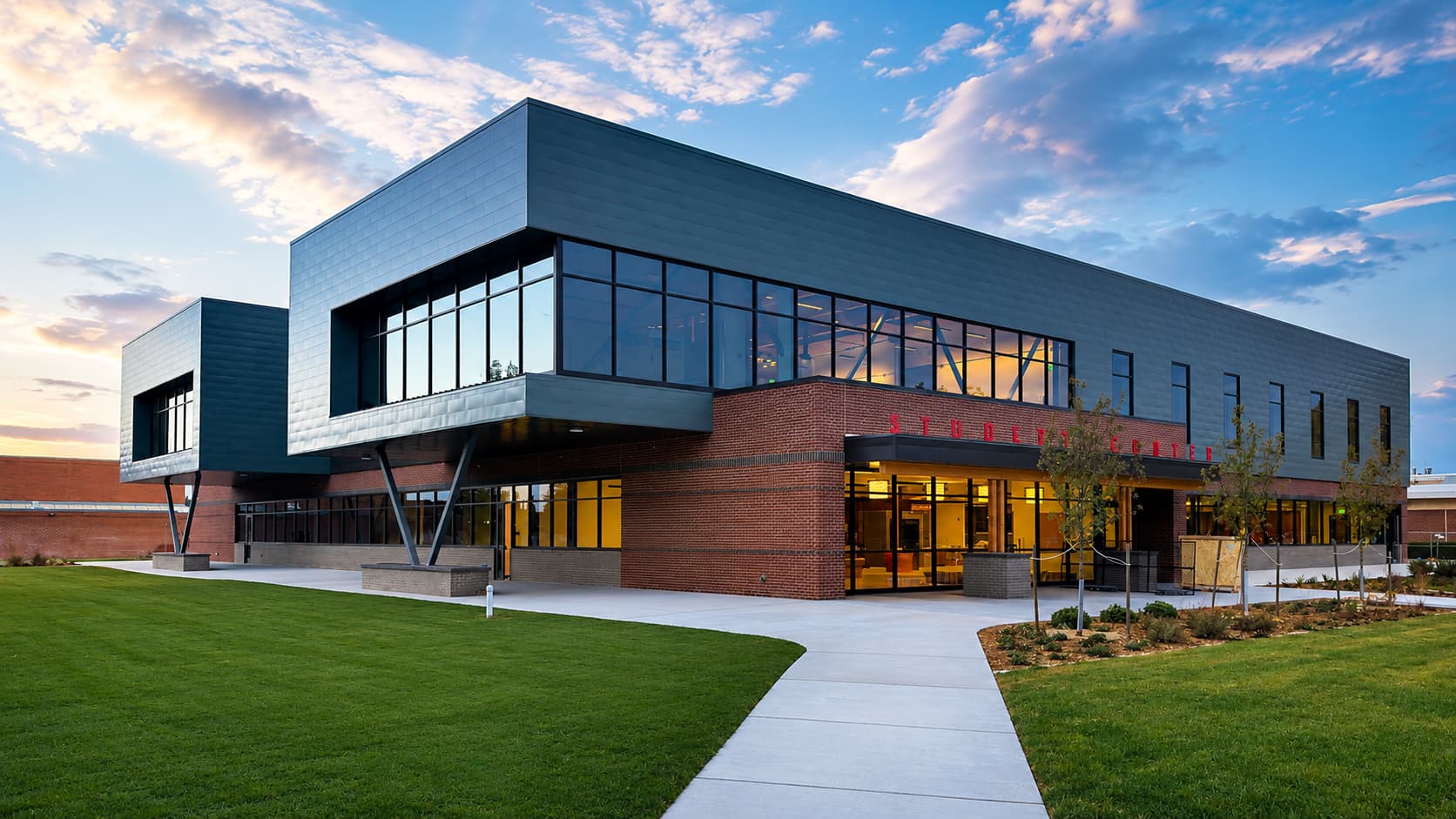 Northwest College（ノースウェスト・カレッジ）の Student Center（ワイオミング州パウエル）