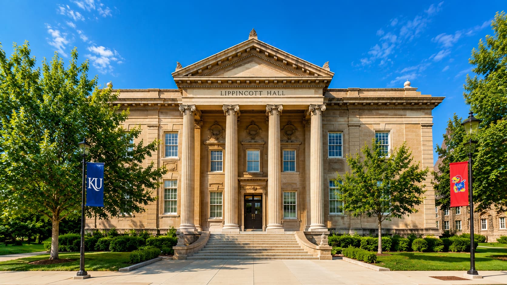 University of Kansas（カンザス大学／KU）Applied English Center（AEC）の学生が学ぶローレンスの大学キャンパス