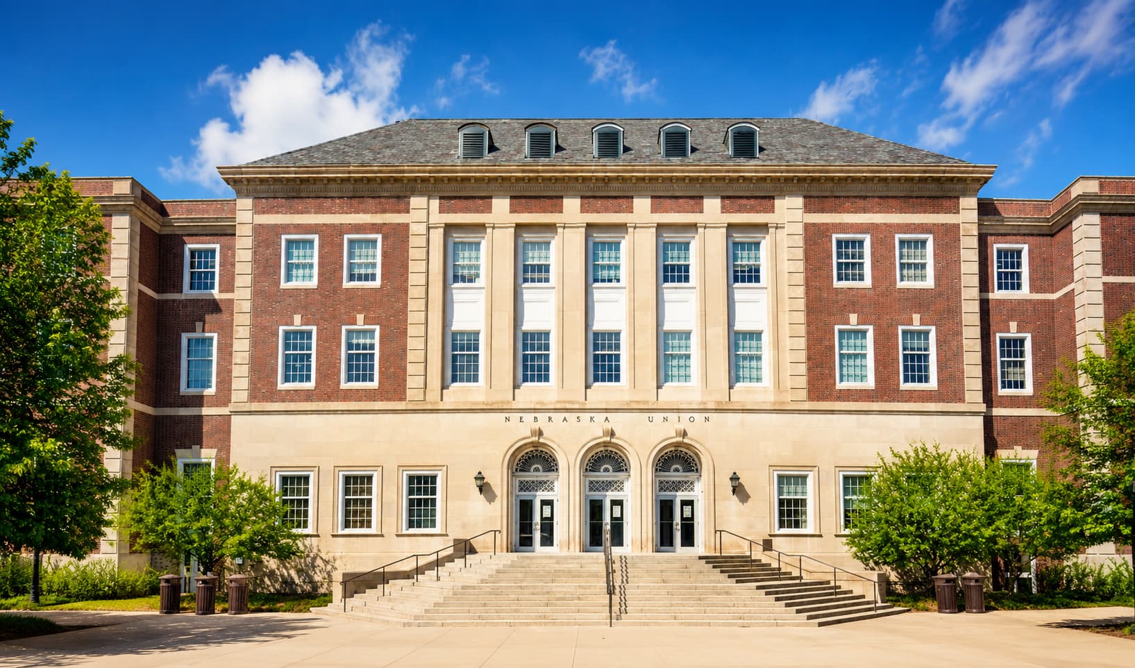 University of Nebraska-Lincoln の学生会館 Nebraska Union 外観
